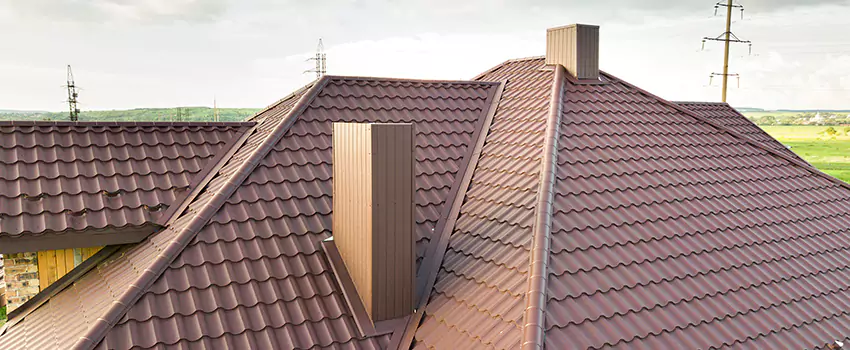 Residential Chimney Flashing Restoration in Pittsfield, MA