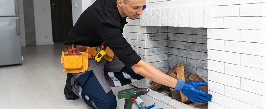 Fireplace Damaged Damper Frame Repair Services in Pittsfield, Massachusetts