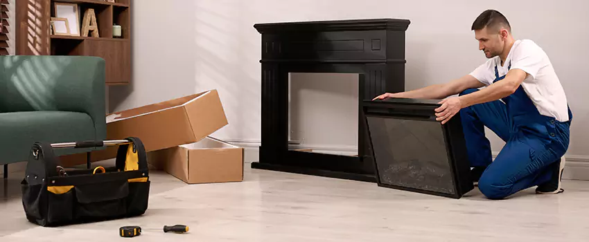 Old Rusted Metal Fireplace Repair And Replacement in Pittsfield, MA